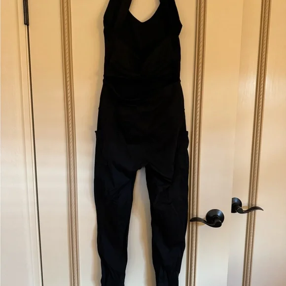 Athletic Black Women's Jumpsuit - Picture 2 of 3